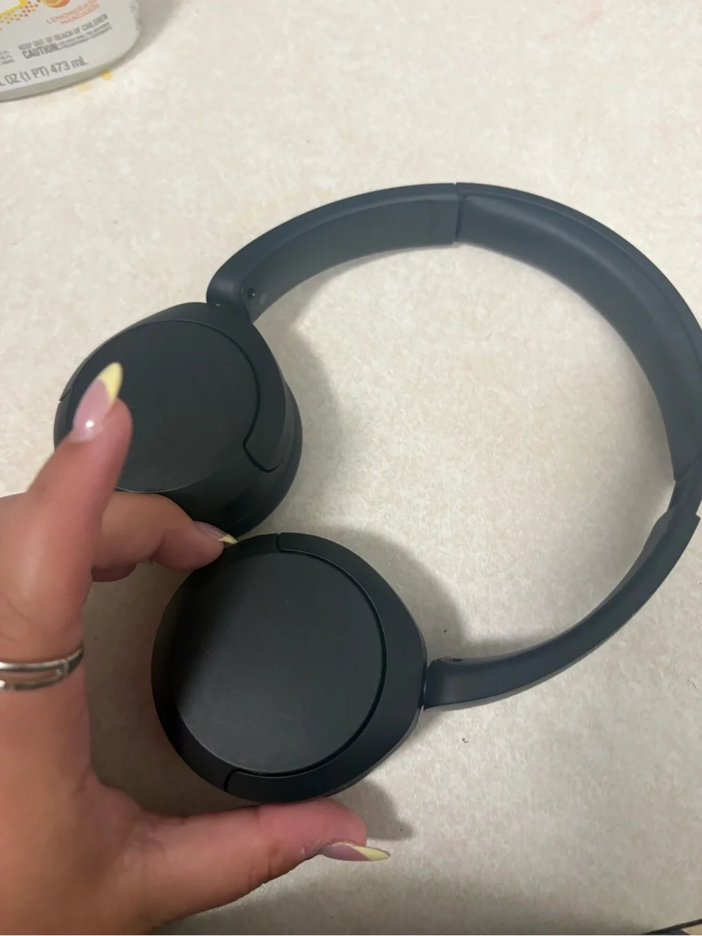 Sony Black Over-Ear Headphones with Cushioned Ear Cups